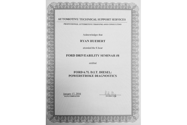 Certified diesel repair Prince George BC