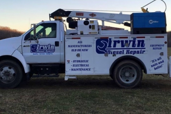 Mobile diesel equipment repair Irwin Diesel Repair in Barnett, Missouri