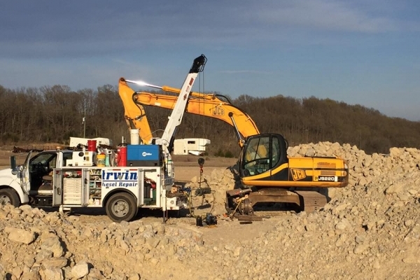 Mobile off-road equipment repair Irwin Diesel Repair in Barnett, Missouri